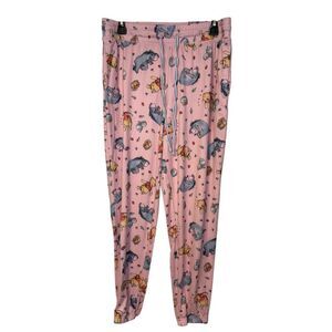 Disney Winnie the Pooh & Eyore Pajama Pants Lounge Pants Sz. M